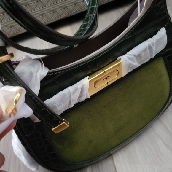 NEW Tory Burch Lee Radziwill Saddlebag - Picture 6 of 16